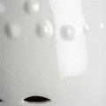 Stołek porcelanowy Crackled White