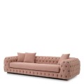 Sofa Eichholtz Piccadilly w tkaninie Bouclé vintage pink 116738