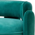 Fotel Eichholtz Chaplin w tkaninie Savona turquoise velvet 117287