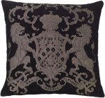 Poduszka Fiori Black/Silver  55x55 cm