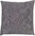 Poduszka Fiori Charcoal Grey 55x55 cm