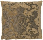 Poduszka Fiori Taupe/Gold 55x55 cm