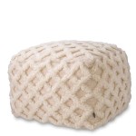 Pufa Eichholtz Arsenio w kolorze Ivory