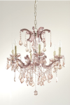 Żyrandol CRYSTAL Pink LDB