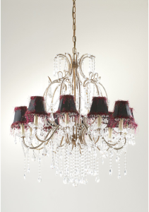 Żyrandol CRYSTAL Red Lady LDB