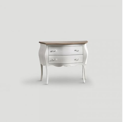 Komoda Antiqued White LDB