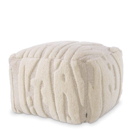 Pufa Eichholtz Zenon w kolorze Ivory 117561