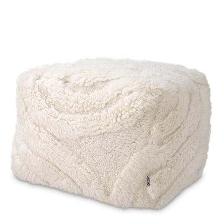 Pufa Eichholtz Andres w kolorze Ivory 116886