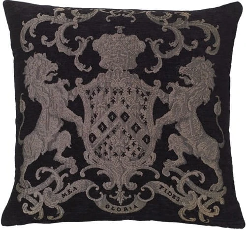 Poduszka Fiori Black/Silver