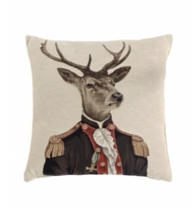 Poduszka Fancy Deer Beige 45x45 cm