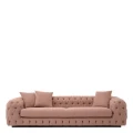 Sofa Eichholtz Piccadilly w tkaninie Bouclé vintage pink 116738