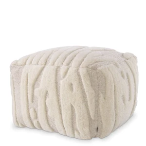 Pufa Eichholtz Zenon w kolorze Ivory