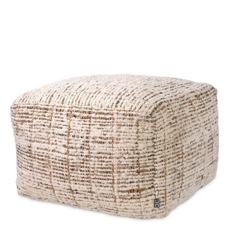 Pufa Eichholtz Amon w kolorze Ivory 116885