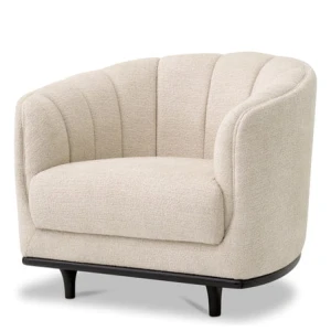 Fotel Eichholtz Agostino w tkaninie Nuoro beige