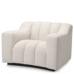Fotel Eichholtz Kelly w tkaninie Bouclé Cream