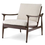 Fotel Eichholtz Manzo w tkaninie Bouclé cream